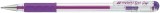 Pentel® Gel-Tintenroller Hybrid - 0,3 mm, violett gummierter Komfort-Griffzone Gelschreiber violett