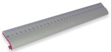 WEDO® Lineal 30cm - Alu Standard  mit Rutschbremse Verpackt im Einzeletui. Alulineal 30 cm