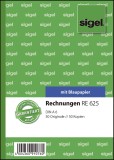 SIGEL Rechnungen - A6, SD, MP, 2 x 50 Blatt Rechnungsbuch A6 50 Blatt