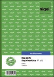 SIGEL Rapporte/Regieberichte - A5, MP, 100 Blatt Abheftlochung Rapport A5 MP = Microperforation