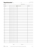 RNK Verlag Tagelohnzettel - Block, 3 x 40 Blatt, DIN A4, mit Durchschreibepapier A4 3 x 40 Blatt