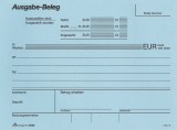 RNK Verlag Ausgabe-Beleg - Block, 2 x 50 Blatt, DIN A5 quer, mit Durchschreibepapier Ausgabebeleg