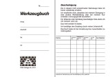 RNK Verlag Werkzeugbuch, 16 Seiten, DIN A6 zur Bescheinigung des Werkzeugempfangs Werkzeugbuch A6