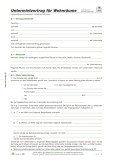 RNK Verlag Untermietvertrag für Wohnräume, 4 Seiten, gefalzt auf DIN A4, 10 Stück A4 gefalzt