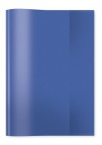 Herma 7483 Heftschoner PP - A5, transparent/blau Hefthülle dunkelblau A5 15,2 cm 21,2 cm