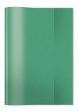 Herma 7485 Heftschoner PP - A5, transparent/grün Hefthülle dunkelgrün A5 15,2 cm 21,2 cm
