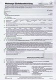 RNK Verlag Wohnungs-Einheitsmietvertrag, 4 Seiten, gefalzt auf DIN A4 + Wohnungsgeberbescheinigung
