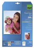 SIGEL Inkjet Fotopapier Ultra - A4, hochglänzend, 260 g/qm, 20 Blatt Fotopapier A4 A4 Inkjet
