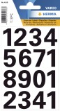 Herma 4168 Zahlen 25 mm 0-9 wetterfest Folie schwarz 1 Bl. HERMA Zahlen (selbstklebend) 0-9 / Folie