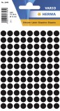 Herma 1849 Vielzwecketiketten - schwarz, Ø 8 mm, matt, 540 Stück Farb-/Markierungs-Punkte ø 8 mm