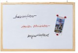 Franken Schreibtafel - 80 x 60 cm, magnetisch, weiß lackiert Schreibtafel lackiert 80 cm 60 cm Holz