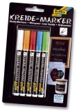 Folia Kreidemarker - 5er Stifte Set, 1-2mm Kreidemarker 5 farbig sortiert 1-2 mm