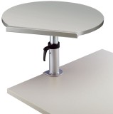 Maul Ergonomisches Tischpult, Tragkraft 30 kg, Platte aus meleminharzbeschichtet grau grau 30 kg