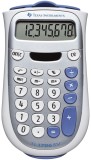 Texas Instruments Taschenrechner TI-1706 SV, Solar- und Batteriebetrieb, 80 x 145 x 18 mm grau/blau