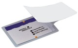 SIGEL Kalt-Laminierfolie für Karten, (max. 85x55 mm), glasklar Visitenkartenhülle 92 x 62 mm