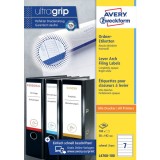 Avery Zweckform® L4760-100 Ordner-Etiketten ultragrip - schmal/kurz, 700 Stück, weiß, ablösbar