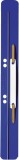 Leitz 3711 Einhängeheftstreifen - lang, PP, blau, 25 Stück Heftstreifen ca. 25 mm 6 + 8 cm blau