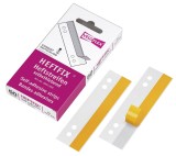 Veloflex® Heftstreifen HEFTFIX® - selbstklebend, PVC, 105 mm, glasklar, 50 Stück Heftstreifen PVC