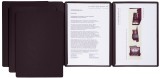 Pagna® Präsentationsmappe Sprint - schwarz inkl. 2 Klemmschienen Präsentationsmappe schwarz