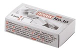 Novus® Heftklammern No. 10 - 1000 Stück Heftklammern No. 10 Stahldraht, verzinkt bis 20 Blatt