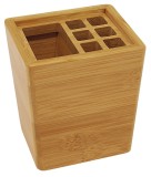 WEDO® Köcher - Bambus Lieferung im Geschenkkarton. Köcher Bambus braun 9,6 cm 10,8 cm 8,5 cm