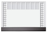 SIGEL Schreibunterlage Office - 595 x 410 mm, Papier, 40 Blatt Schreibunterlagenblock weiß Papier