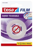 tesa® Klebefilm - von Hand einreißbar, PP, unsichtbar, Bandgröße (L x B): 25 m x 19 mm Klebefilm