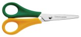 WESTCOTT Bastelschere - 13 cm, spitz, grün/gelb für Linkshänder Bastelschere Linkshänder 13 cm