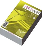 mayer-network Briefumschläge B6, ohne Fenster, nassklebend, 75 g/qm, 100 Stück B6 weiß gummiert