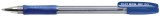 Pilot Kugelschreiber M - 0,4 mm, blau geriffelte, gummierte Griffzone in Schreibfarbe Kugelschreiber