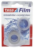 tesa® Handabroller Easy Cut® - 10 m : 15 mm, transparent Handabroller transparent