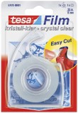 tesa® Handabroller Easy Cut® - 33 m : 15 mm, transparent Handabroller transparent