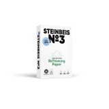 Steinbeis No. 3 - Pure White - Recyclingpapier, A4, 80g, weiß, 500 Blatt Multifunktionspapier A4
