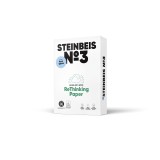 Steinbeis No. 3 - Pure White - Recyclingpapier, A3, 80g, weiß, 500 Blatt Multifunktionspapier A3