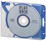 Durable CD-Hardbox QUICKFLIP® COMPLETE, für 1 CD/DVD, blau, 5 Stück CD/DVD Hüllen 5 Stück