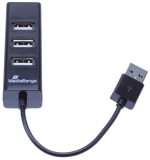 MediaRange USB 2.0 Hub 1:4 USB Hub schwarz USB 2.0 4