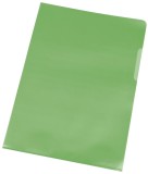 Q-Connect® Sichthülle - A4, 120 mym, genarbt grün, 100 Stück Sichthülle A4 grün genarbt