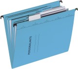 Pagna® Personalakte - DIN A4, 5 Fächer, mit Hängeschienen, blau Personalakte blau für A4 345 mm