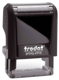 trodat® Stempel Printy 4910 - max. 3 Zeilen, 26 x 9 mm mit Gutschein Textstempel Selbstfärber