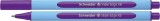 Schneider Kugelschreiber Slider Edge - XB, violett Kugelschreiber Einweg Kappenmodell cyan-violett
