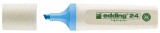 Edding 24 EcoLine Textmarker - nachfüllbar, hellblau Textmarker hellblau 2 - 5 mm Keilspitze