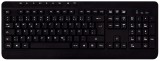 MediaRange Office & Home Tastatur, Multimedia höhenverstellbar Tastatur schwarz USB Kabel
