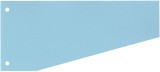 WEKRE Trennstreifen Trapez - 190 g/qm Karton, blau, 100 Stück Trennstreifen blau 240 mm 105 - 60 mm