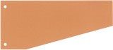 WEKRE Trennstreifen Trapez - 190 g/qm Karton, orange, 100 Stück Trennstreifen orange 240 mm 2-fach
