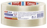 tesa® Monofilament - 50 mm : 50 m, reißfestes Filamentband Klebeband 50 mm x 50 m farblos