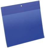 Durable Kennzeichnungstasche - magnetisch, A4 quer, PP, dokumentenecht, dunkelblau, 10 Stück oben