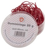 Wihedü Gummiringe - Ø85 mm, Dose mit 25g, rot Gummiringe 85 mm rot 25 g