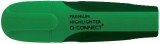 Q-Connect® Textmarker Premium - ca. 2 - 5 mm, dunkelgrün weiche, ergonomische Griffzone Textmarker