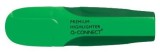 Q-Connect® Textmarker Premium - ca. 2 - 5 mm, grün weiche, ergonomische Griffzone Textmarker grün