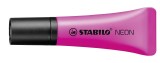 STABILO® Textmarker - NEON - Einzelstift - magenta 4 Stunden Austrockenschutz Textmarker magenta
